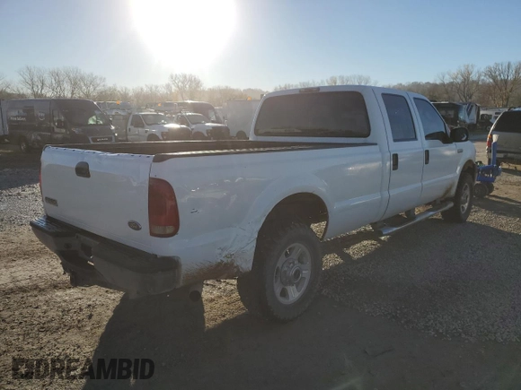 2007 Ford Super Duty F-250 XL with VIN 1FTSW21597EA72969, listed as a Copart auction lot 80543904 with 162,307 mi miles and Salvage Title. Bid and sale history available at carsss.com. Image 3.
