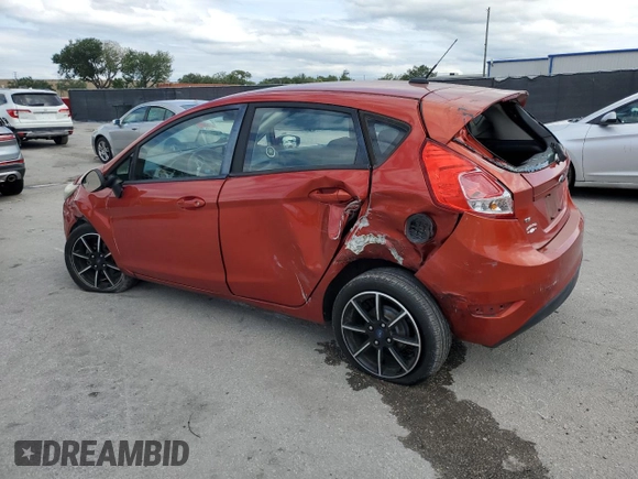 2018 Ford Fiesta SE with VIN 3FADP4EJ5JM108625, listed as a Copart auction lot 52376985 with 35,273 mi miles and Salvage Title. Bid and sale history available at DreamBid. Image 2.