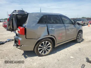 2015 Kia Sorento SX with VIN 5XYKW4A7XFG654002, listed as a Copart auction lot 56701775 with Not provided miles and Salvage title. Bid and sale history available at DreamBid. Image 3.