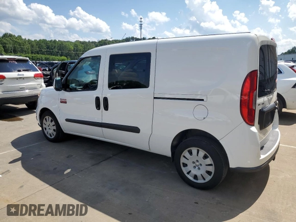 2017 Ram ProMaster City Cargo Tradesman SLT with VIN ZFBERFBB4H6E10036, listed as a Copart auction lot 65130395 with 106,277 mi miles and Clean title. Bid and sale history available at DreamBid. Image 2.