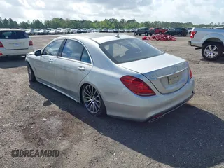 2015 Mercedes-Benz S-Class S 550 with VIN WDDUG8CB4FA094398, listed as a IAAI auction lot 41954289 with 1 mi miles. Bid and sale history available at carsss.com. Image 3.