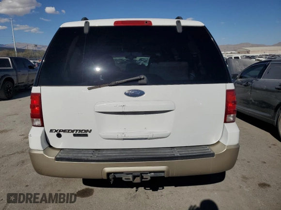 2005 Ford Expedition Eddie Bauer with VIN 1FMPU17525LA63757, listed as a Copart auction lot 44461505 with 186,569 mi miles and Salvage Title. Bid and sale history available at carsss.com. Image 6.