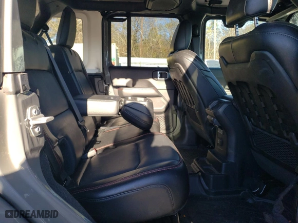 2020 Jeep Wrangler Unlimited Rubicon with VIN 1C4HJXFG7LW187302, listed as a Copart auction lot 87731575 with 80,564 mi miles and Salvage Title. Bid and sale history available at carsss.com. Image 11.
