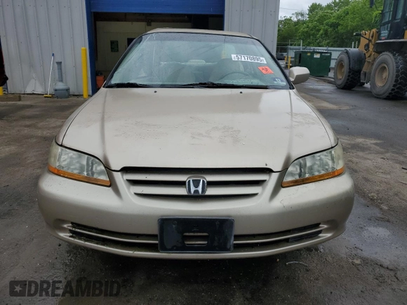 2002 Honda Accord EX z VIN 1HGCG16502A054396, wystawiony jako Copart lot #57170895 z przebiegiem 62 744 mil mil oraz Szkoda całkowita • Salvage title. Historia ofert i sprzedaży dostępna na DreamBid. Obrazek 5.