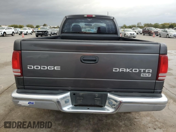2003 Dodge Dakota SLT with VIN 1D7HL42X73S247297, listed as a Copart auction lot 80992814 with 0 mi miles and Salvage Title. Bid and sale history available at carsss.com. Image 6.