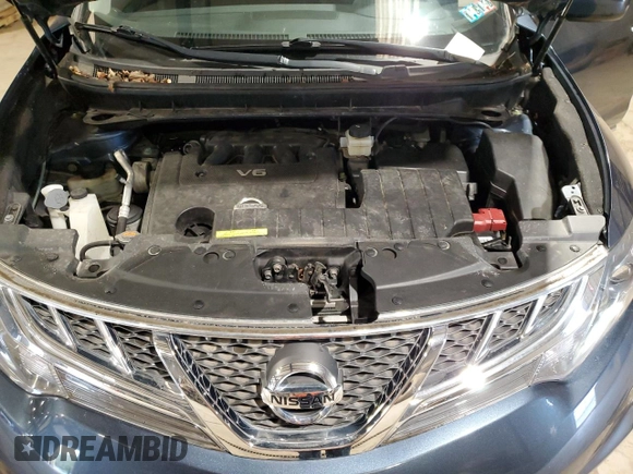 2014 Nissan Murano SV with VIN JN8AZ1MU3EW417456, listed as a Copart auction lot 72687934 with 48,736 mi miles and Salvage Title. Bid and sale history available at carsss.com. Image 12.