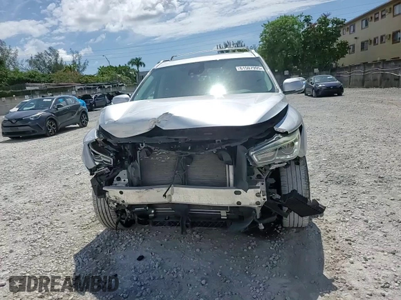 2019 Infiniti QX60 Luxe with VIN 5N1DL0MN5KC520870, listed as a Copart auction lot 61507995 with 55,921 mi miles and Salvage title. Bid and sale history available at DreamBid. Image 15.