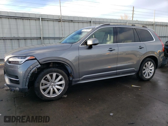 2019 Volvo XC90 Momentum with VIN YV4A22PK0K1502406, listed as a Copart auction lot 43275225 with 120,941 mi miles and Salvage Title. Bid and sale history available at carsss.com. Image 1.