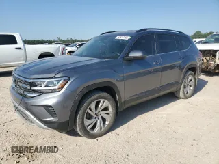 2021 Volkswagen Atlas SE z VIN 1V2HR2CA7MC522510, wystawiony jako Copart lot #52617485 z przebiegiem 49 087 mil mil oraz Szkoda całkowita • Salvage title. Historia ofert i sprzedaży dostępna na DreamBid. Obrazek 1.
