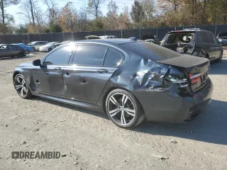 2016 BMW 7 Series 750i xDrive with VIN WBA7F2C56GG419078, listed as a Copart auction lot 75355703 with 0 mi miles. Bid and sale history available at carsss.com. Image 2.