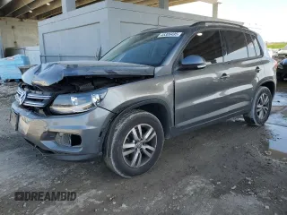 2016 Volkswagen Tiguan S z VIN WVGBV7AX6GW602953, wystawiony jako Copart lot #45306495 z przebiegiem 66 352 mil mil oraz Szkoda całkowita • Salvage title. Historia ofert i sprzedaży dostępna na DreamBid. Obrazek 1.