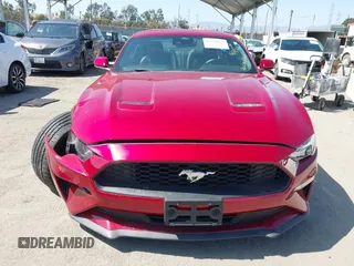 2021 Ford Mustang EcoBoost with VIN 1FA6P8TH7M5125744, listed as a IAAI auction lot 42520877 with 31,953 mi miles and . Bid and sale history available at DreamBid. Image 12.