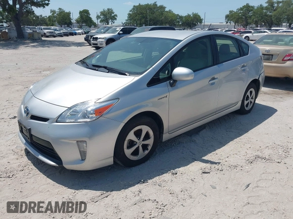 2015 Toyota Prius Four with VIN JTDKN3DU6F0467456, listed as a IAAI auction lot 42112420 with 1 mi miles. Bid and sale history available at carsss.com. Image 2.