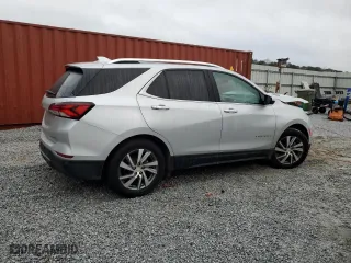 2022 Chevrolet Equinox Premier with VIN 2GNAXNEV0N6134174, listed as a Copart auction lot 43221385 with 98,761 mi miles and Salvage Title. Bid and sale history available at carsss.com. Image 3.