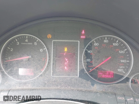 2005 Audi A4 1.8T z VIN WAUJC68E75A093600, wystawiony jako IAAI lot #42370573 z przebiegiem 109 664 mil mil oraz . Historia ofert i sprzedaży dostępna na DreamBid. Obrazek 7.