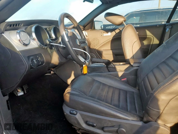 2008 Ford Mustang GT Deluxe with VIN 1ZVHT85H585202545, listed as a Copart auction lot 60884135 with 64,942 mi miles and Salvage title. Bid and sale history available at DreamBid. Image 7.