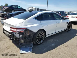 2021 Genesis G80 2.5T with VIN KMTGB4SC5MU046138, listed as a Copart auction lot 47270694 with 36,113 mi miles. Bid and sale history available at carsss.com. Image 3.