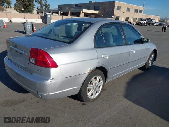 2003 Honda Civic EX with VIN 1HGES25773L003015, listed as a IAAI auction lot 41450561 with 228,620 mi miles. Bid and sale history available at carsss.com. Image 4.