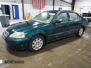 1999 Honda Civic LX z VIN 2HGEJ6679XH567101, wystawiony jako Copart lot #61716145 z przebiegiem 119 982 mil mil oraz Szkoda całkowita • Salvage title. Historia ofert i sprzedaży dostępna na DreamBid. Obrazek 1.