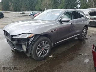 2021 Jaguar F-PACE S with VIN SADCJ2EU9MA667414, listed as a Copart auction lot 50034645 with 16,501 mi miles and Salvage Title. Bid and sale history available at carsss.com. Image 1.