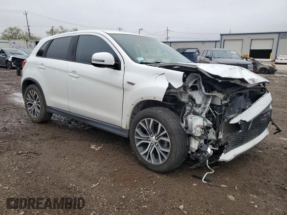 2019 Mitsubishi Outlander ES with VIN JA4AP3AU4KU020146, listed as a Copart auction lot 55582025 with 144,166 mi miles and Salvage title. Bid and sale history available at DreamBid. Image 4.