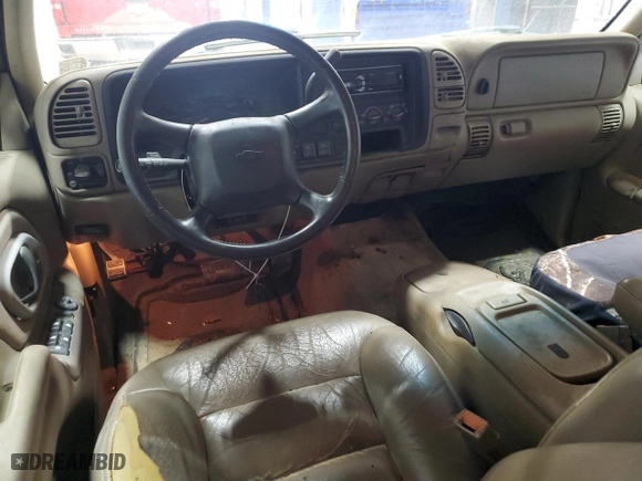 1998 Chevrolet Tahoe with VIN 1GNEK13R0WJ302401, listed as a Copart auction lot 47196925 with 202,595 mi miles and Salvage Title. Bid and sale history available at carsss.com. Image 8.