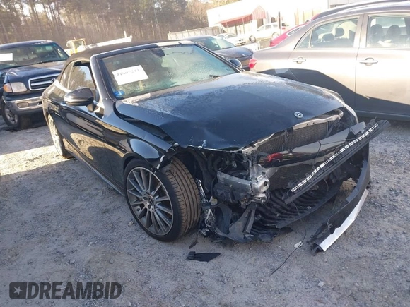 2018 Mercedes-Benz C 300 with VIN WDDWK4JB3JF701325, listed as a IAAI auction lot 41607243 with 76,967 mi miles and . Bid and sale history available at DreamBid. Image 1.