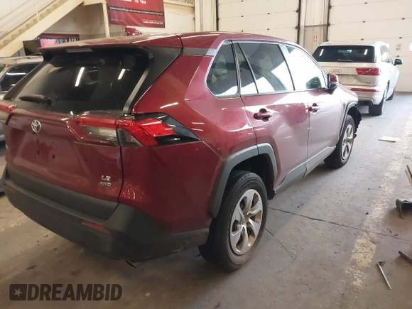2023 Toyota RAV4 LE z VIN 2T3G1RFV4PW329681, wystawiony jako IAAI lot #41691853 z przebiegiem 12 419 mil mil oraz . Historia ofert i sprzedaży dostępna na DreamBid. Obrazek 4.