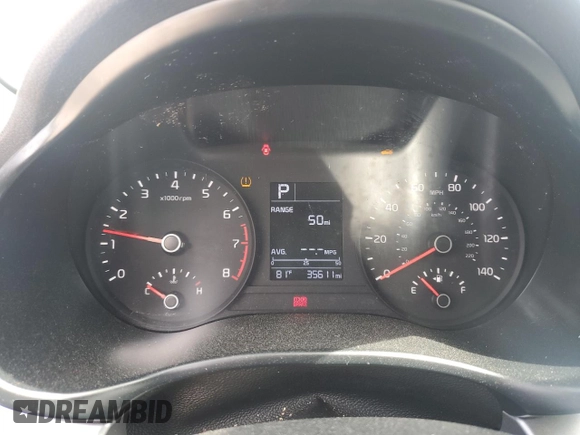 2023 Kia Rio S z VIN 3KPA24AD5PE583058, wystawiony jako Copart lot #48995725 z przebiegiem 35 611 mil mil oraz Szkoda całkowita • Salvage title. Historia ofert i sprzedaży dostępna na DreamBid. Obrazek 9.