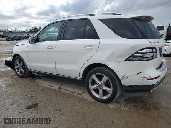 2017 Mercedes-Benz GLE 350 with VIN 4JGDA5JBXHA958446, listed as a Copart auction lot 61852755 with 157,812 mi miles and Salvage title. Bid and sale history available at DreamBid. Image 2.