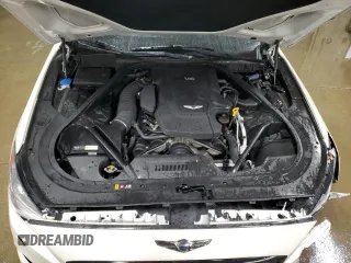 2017 Genesis G80 3.8L with VIN KMHGN4JE2HU170460, listed as a Copart auction lot 50372355 with 66,336 mi miles and Salvage Title. Bid and sale history available at carsss.com. Image 11.