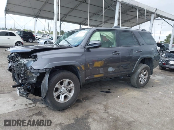 2023 Toyota 4Runner SR5 with VIN JTEEU5JRXP5302750, listed as a IAAI auction lot 42125821 with 29,818 mi miles and . Bid and sale history available at DreamBid. Image 2.