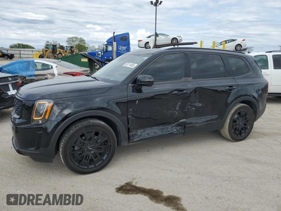 2022 Kia Telluride SX with VIN 5XYP5DHC5NG286516, listed as a Copart auction lot 55111655 with 40,010 mi miles and Salvage title. Bid and sale history available at DreamBid. Image 1.