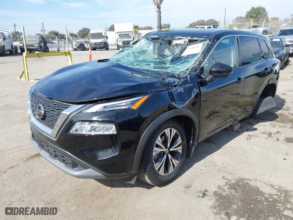 2021 Nissan Rogue SV with VIN JN8AT3BA1MW001832, listed as a IAAI auction lot 41436068 with 26,520 mi miles. Bid and sale history available at carsss.com. Image 17.