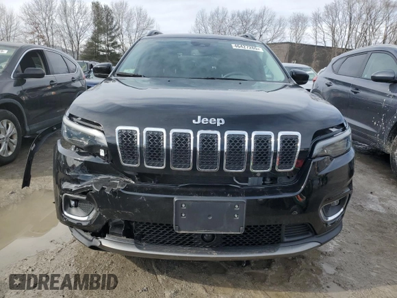 2022 Jeep Cherokee Limited with VIN 1C4PJMDX8ND525107, listed as a Copart auction lot 46427265 with 23,397 mi miles and Salvage Title. Bid and sale history available at DreamBid. Image 5.