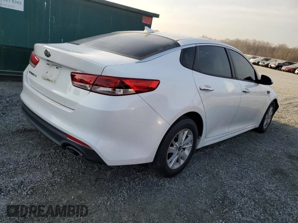 2016 Kia Optima LX with VIN 5XXGT4L35GG039212, listed as a Copart auction lot 48827305 with 155,611 mi miles and Salvage Title. Bid and sale history available at carsss.com. Image 3.