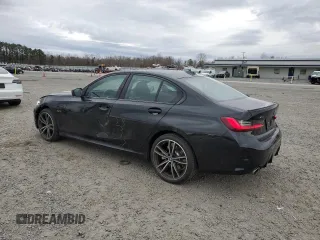 2023 BMW 3 Series 330e xDrive with VIN 3MW39FS05P8D22715, listed as a Copart auction lot 86916144 with 25,819 mi miles and Salvage Title. Bid and sale history available at carsss.com. Image 2.
