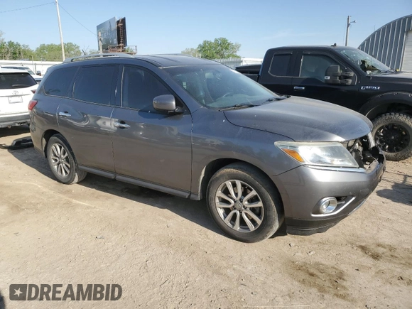 2015 Nissan Pathfinder S z VIN 5N1AR2MN8FC609464, wystawiony jako Copart lot #52711075 z przebiegiem 151 234 mil mil oraz Szkoda całkowita • Salvage title. Historia ofert i sprzedaży dostępna na DreamBid. Obrazek 4.