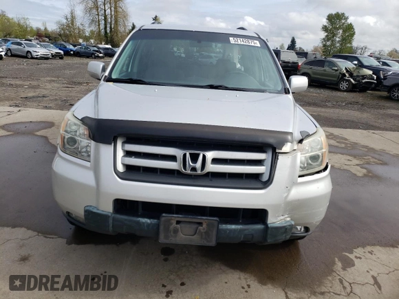 2006 Honda Pilot EX with VIN 2HKYF18436H532899, listed as a Copart auction lot 52142875 with 228,685 mi miles and Salvage Title. Bid and sale history available at DreamBid. Image 5.