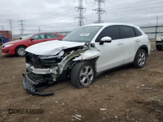 2024 Honda HR-V LX with VIN 3CZRZ2H30RM709023, listed as a Copart auction lot 50986325 with 60,414 mi miles and Salvage title. Bid and sale history available at DreamBid. Image 1.