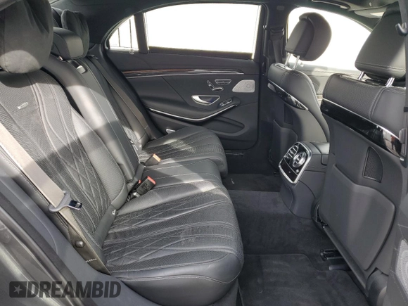 2018 Mercedes-Benz S 63 AMG with VIN WDDUG8JB8JA396370, listed as a Copart auction lot 81920304 with 41,713 mi miles and Salvage title. Bid and sale history available at DreamBid. Image 11.