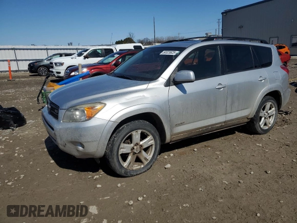 2007 Toyota RAV4 Sport z VIN JTMBK32V176020732, wystawiony jako Copart lot #50323625 z przebiegiem 186 763 mil mil oraz Czysty tytuł • Clean title. Historia ofert i sprzedaży dostępna na DreamBid. Obrazek 1.