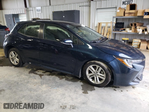 2020 Toyota Corolla Hatchback SE with VIN JTND4RBE9L3080951, listed as a Copart auction lot 65619894 with 71,367 mi miles and Salvage Title. Bid and sale history available at carsss.com. Image 4.