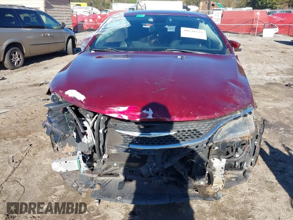2015 Chrysler 200 Limited with VIN 1C3CCCAB1FN557537, listed as a IAAI auction lot 40841537 with 100,392 mi miles and . Bid and sale history available at carsss.com. Image 6.