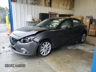 2014 Mazda 3 S Grand Touring with VIN JM1BM1M3XE1147158, listed as a Copart auction lot 58518145 with 112,731 mi miles and Salvage title. Bid and sale history available at DreamBid. Image 1.
