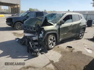 2020 Jeep Compass Limited with VIN 3C4NJDCB0LT155968, listed as a Copart auction lot 55809245 with Not provided miles and Salvage title. Bid and sale history available at DreamBid. Image 1.