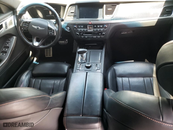 2018 Genesis G80 3.3T Sport with VIN KMHGN4JB0JU223068, listed as a Copart auction lot 51973174 with 74,908 mi miles. Bid and sale history available at carsss.com. Image 8.