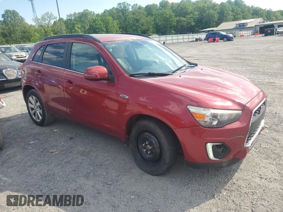 2015 Mitsubishi Outlander GT with VIN 4A4AR4AW8FE028394, listed as a Copart auction lot 56342825 with 166,458 mi miles and Salvage title. Bid and sale history available at DreamBid. Image 4.
