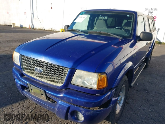 2002 Ford Ranger XL Fleet with VIN 1FTZR45E12PB66501, listed as a IAAI auction lot 41401200 with 136,634 mi miles. Bid and sale history available at carsss.com. Image 6.