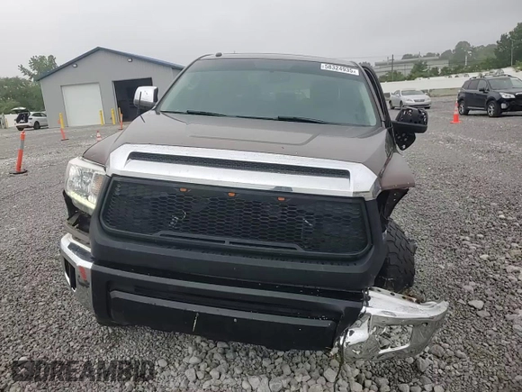 2017 Toyota Tundra Platinum with VIN 5TFAY5F10HX606671, listed as a Copart auction lot 58324935 with 137,112 mi miles and Salvage title. Bid and sale history available at DreamBid. Image 14.